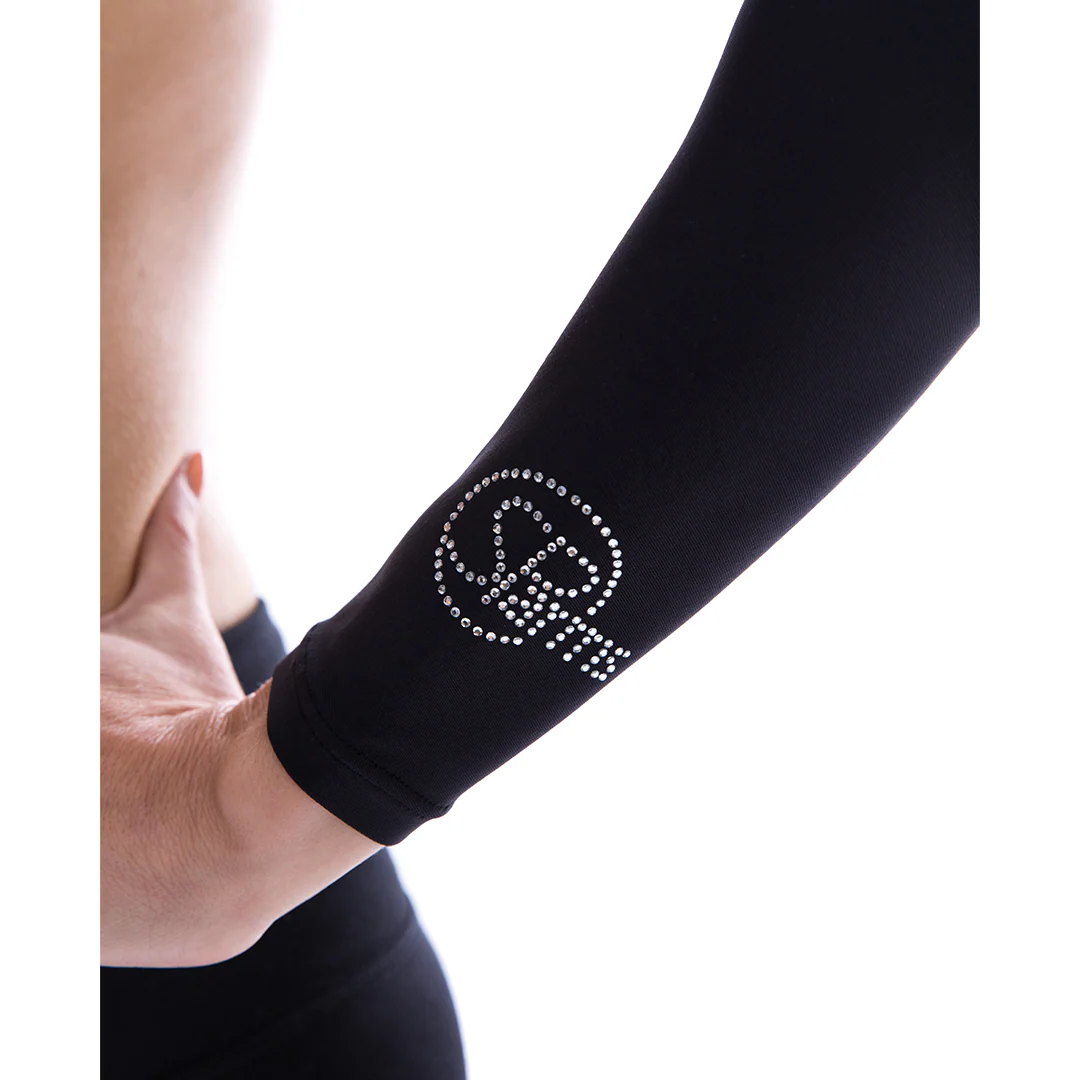 Crystal Arm Sleeves (Black) - Image 3