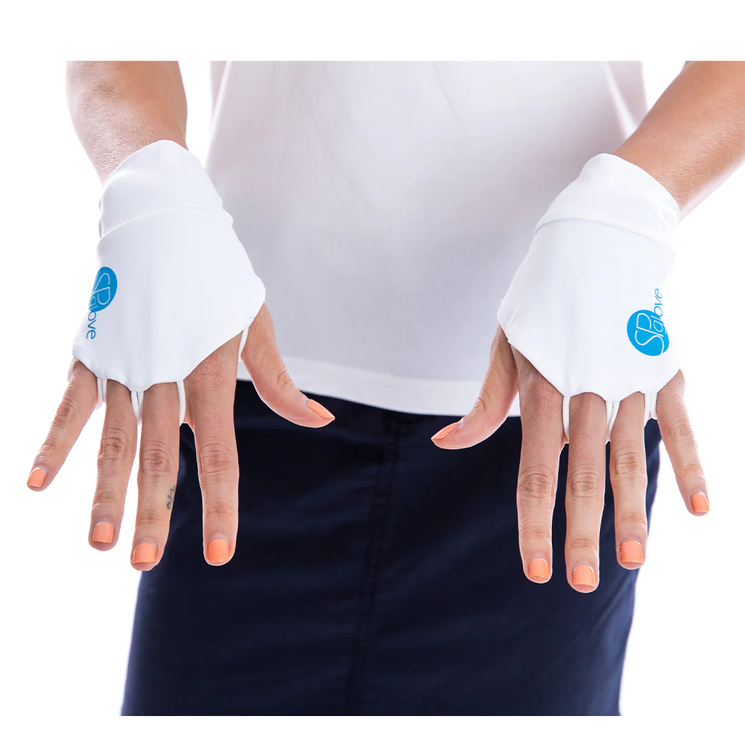 Palmless Gloves (White) - Image 3