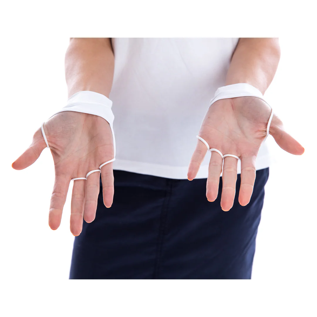 Palmless Gloves (White) - Image 4