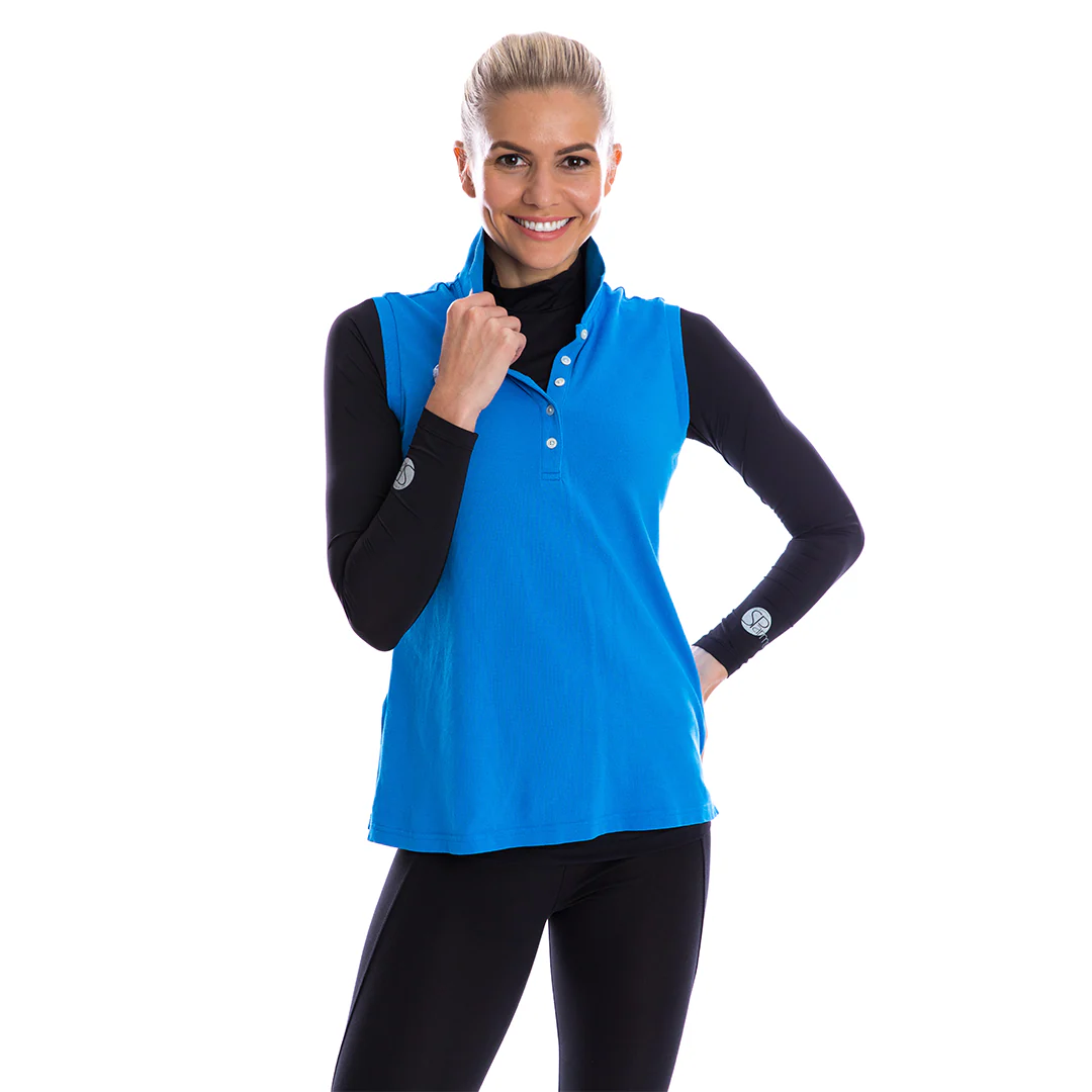 Women's Cooling Shirt High Neck (Black) - Image 4
